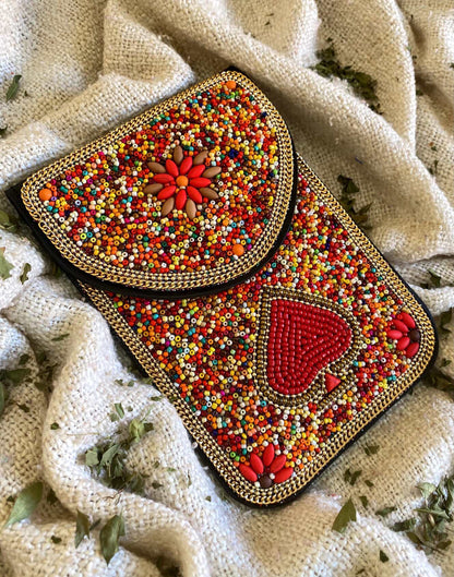 Bolso de lujo elaborado artesanalmente con piel auténtica y ágata.