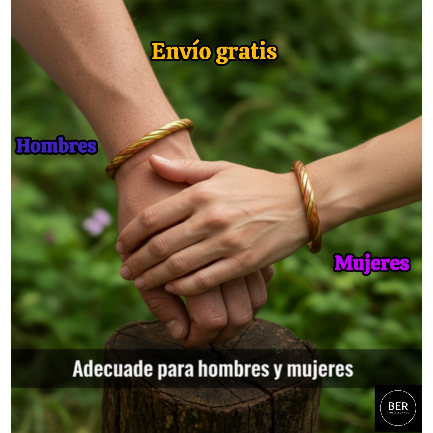 Pulsera de Cobre BER – Energía, Salud